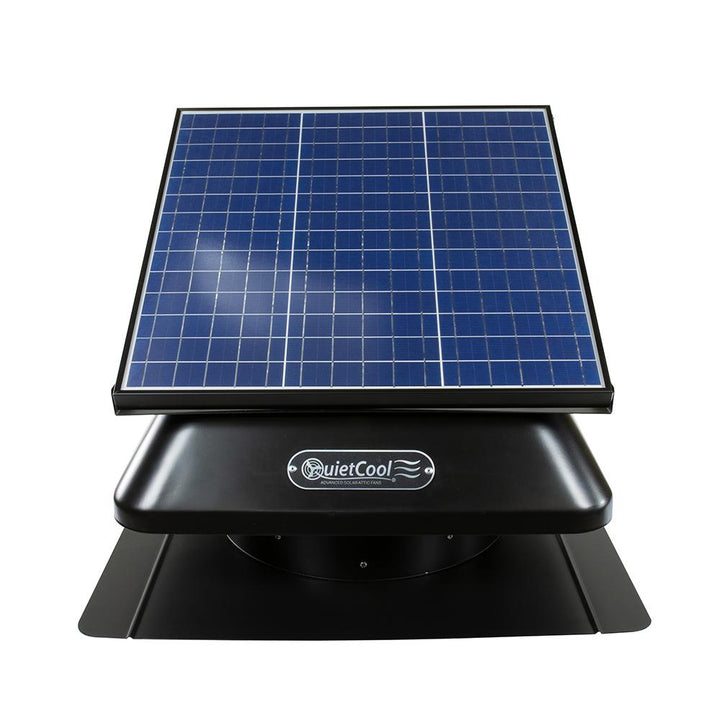 40-Watt Hybrid Solar/Electric Powered Roof Mount Attic Fan with Included Inverter - Super Arbor
