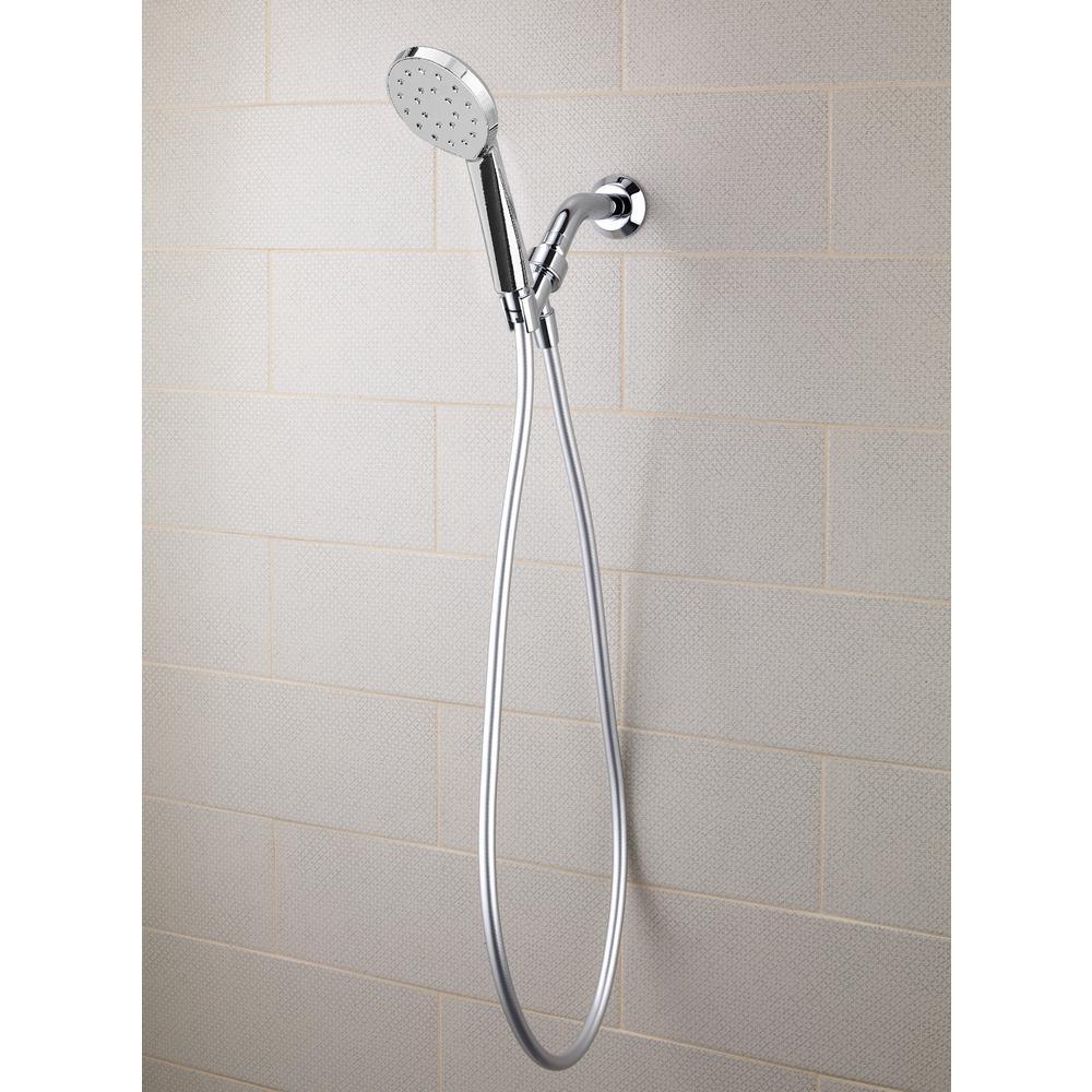 Kiri 1-Spray 6 in. Single Wall Mount Handheld Shower Head in Chrome - Super Arbor