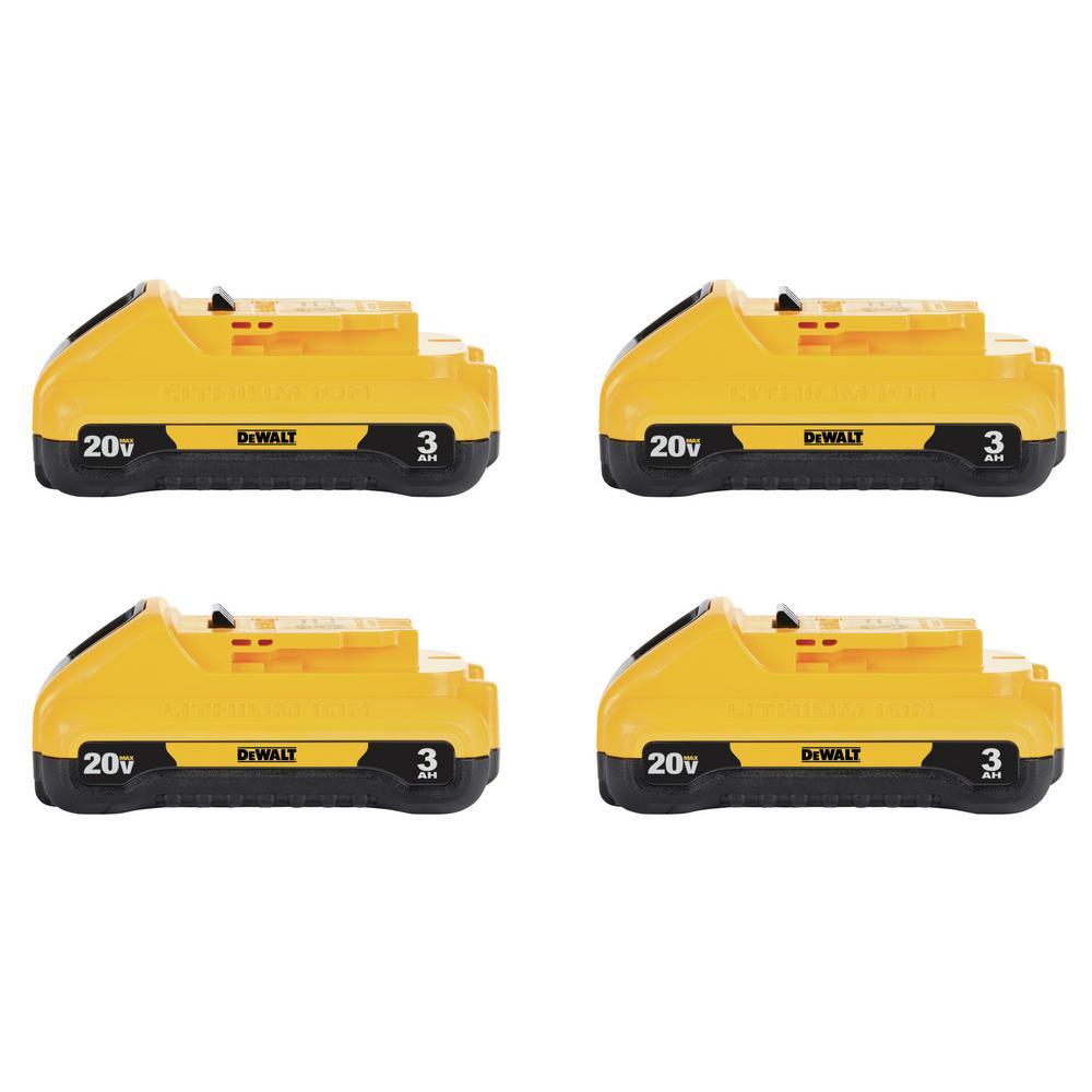 20-Volt MAX Compact Lithium-Ion 1.5Ah Battery Pack (4-Pack) - Super Arbor