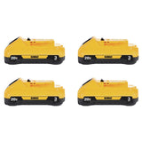 20-Volt MAX Compact Lithium-Ion 1.5Ah Battery Pack (4-Pack) - Super Arbor