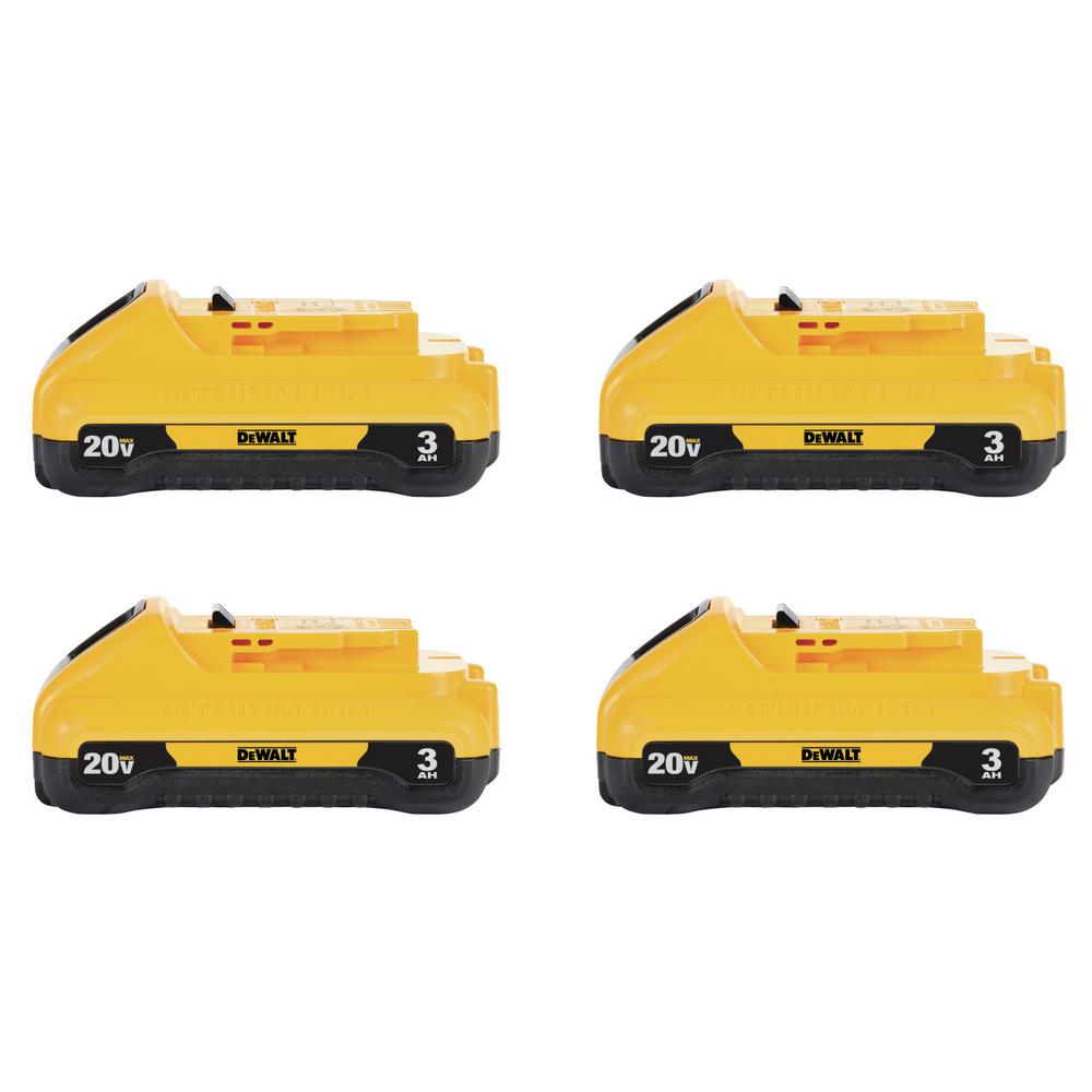 20-Volt MAX Compact Lithium-Ion 3.0Ah Battery Pack