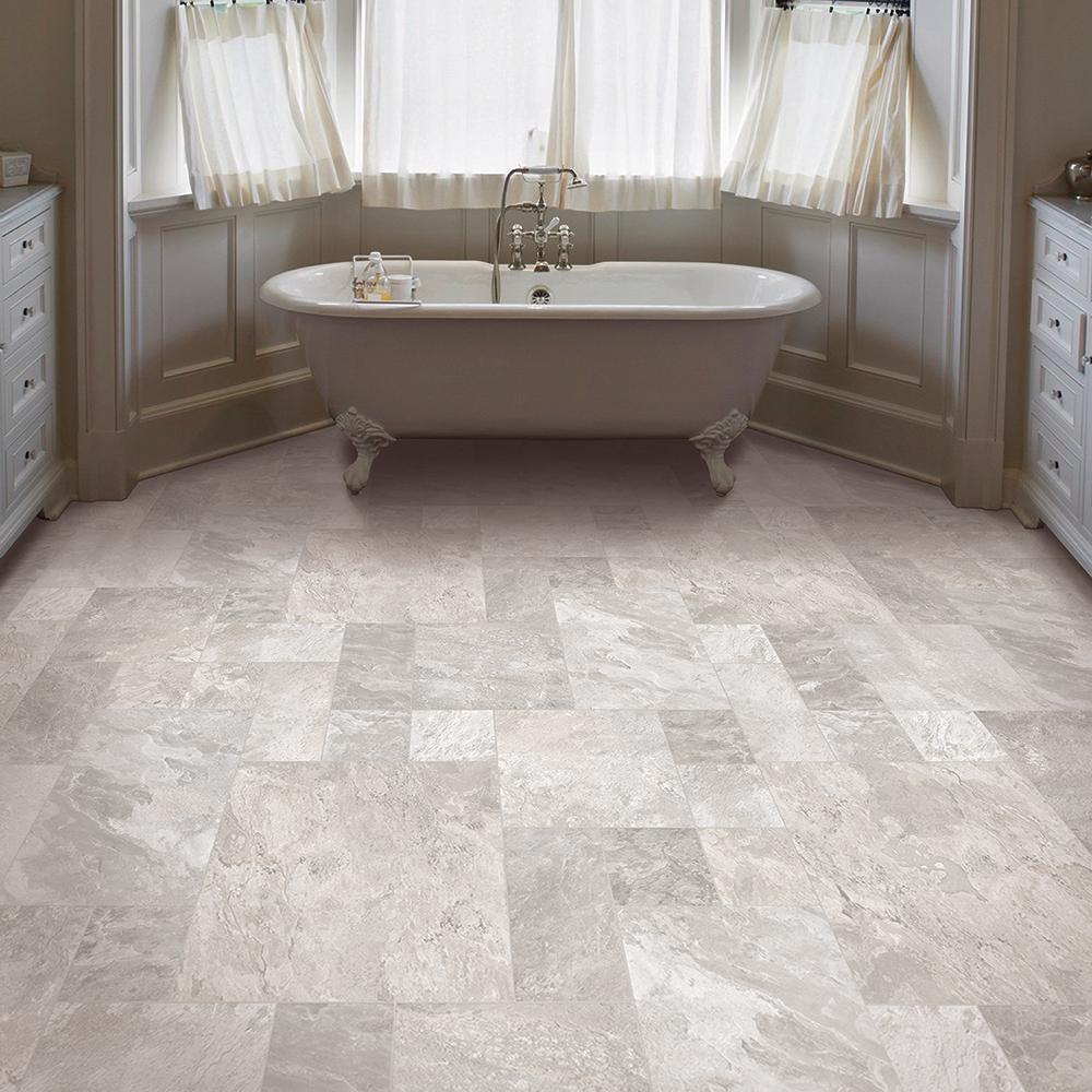 IVC Arbor Grey Residential Vinyl Sheet, Sold by 13.2 ft. Wide x Custom Length - Super Arbor