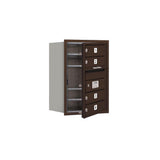 3700 Horizontal Series 4-Compartment Recessed Mount Mailbox - Super Arbor