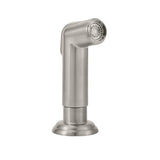 Builders 2-Handle Standard Kitchen Faucet with Sprayer in Stainless Steel - Super Arbor