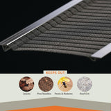 4 ft. L x 5 in. W Stainless Steel Micro-Mesh Gutter Guard (10-Pack) - Super Arbor