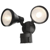 Defiant 110 Degree Black Motion Activated Outdoor Flood Light