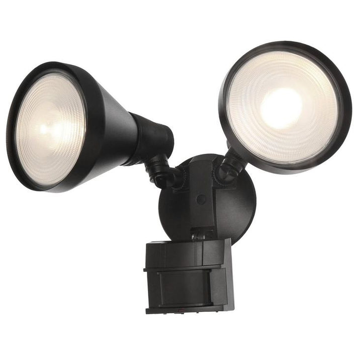 Defiant 110 Degree Black Motion Activated Outdoor Flood Light
