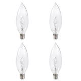 Sylvania 60-Watt Double Life B10 Incandescent Light Bulb (4-Pack)