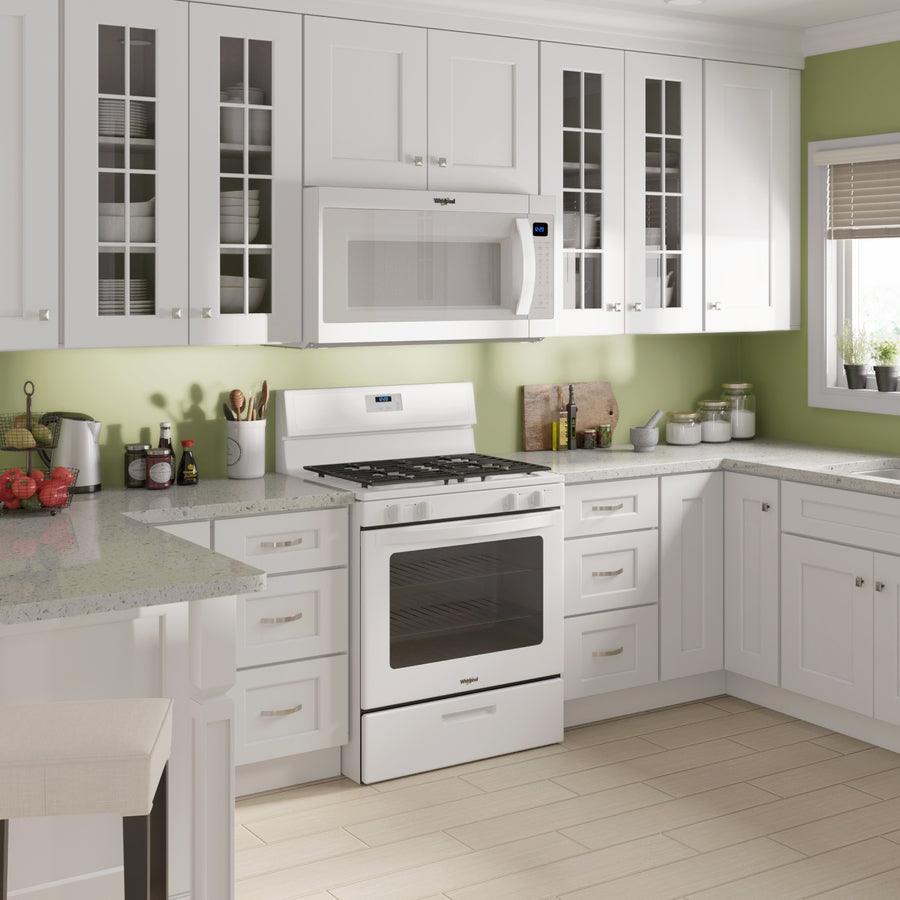 Whirlpool 30-in 4 Burners 5.1-cu ft Freestanding Gas Range (Stainless Steel) - Super Arbor
