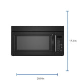 1.6-cu ft Over-the-Range Microwave (Monochromatic Stainless Steel) - Super Arbor
