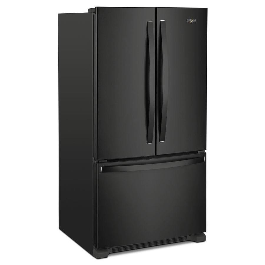 Whirlpool 25.2-cu ft 3-Door 36-in French Door Refrigerator with Ice Maker and Interior Water Dispenser - Fingerprint Resistant Stainless Steel - Super Arbor