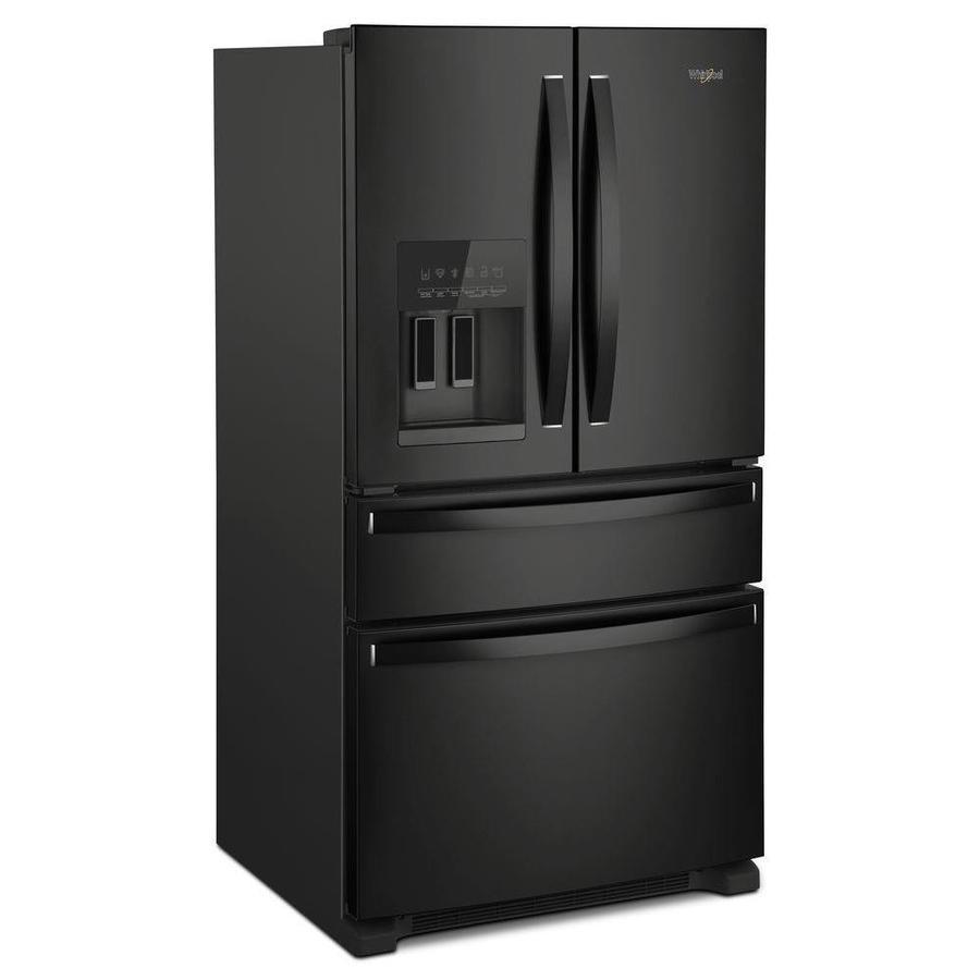 Whirlpool 24.5-cu ft 4-Door 36-in French Door Refrigerator with Exterior Ice and Water Dispenser - Fingerprint Resistant Stainless Steel - Super Arbor