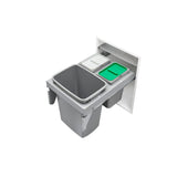 Rev-A-Shelf 8-Quart Plastic Soft Close Pull Out Trash Can