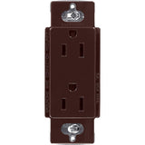 Claro 15 Amp Duplex Outlet, White - Super Arbor