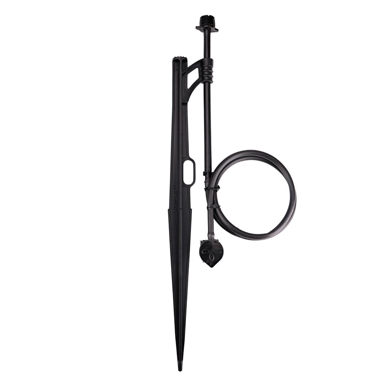 Raindrip Adjustable Flow Bubbler Assembly for 1/4 in. Tubing with Self-Piercing Clamp, 13 in. Stake, 1-Pack