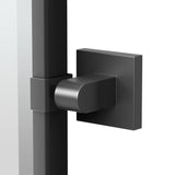 Elevate 32.5 in. x 27.63 in. Framed Rectangle Mirror in Matte Black