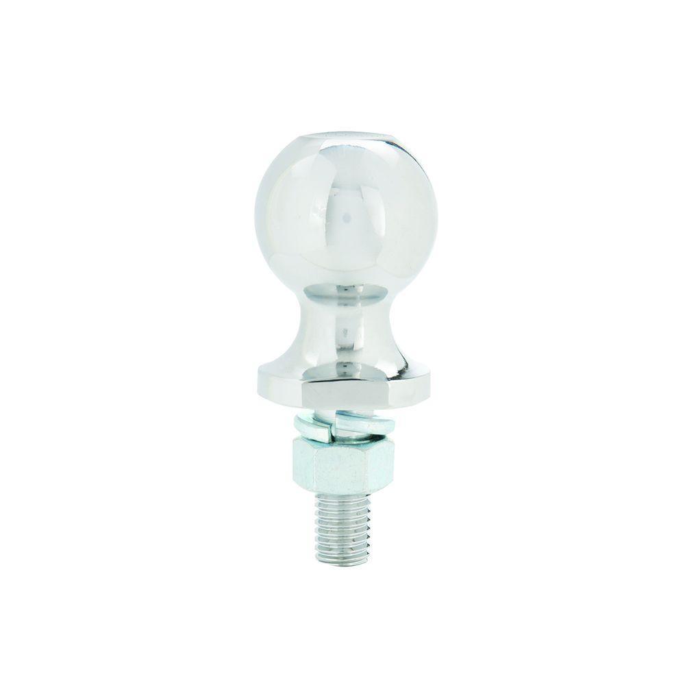 TowSmart 2,000 lb. Capacity 1-7/8 in. Ball x 5/8 in. Shank Diameter x 1-3/4 in. Shank Length Chrome Hitch Ball - Super Arbor