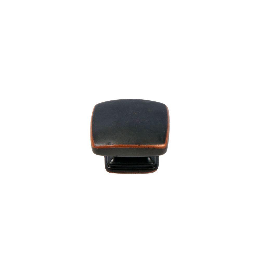 Grayson 1-1/4 in. Satin Nickel Rectangle Cabinet Knob - Super Arbor