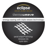 Eclipse Isanti 95-in Indigo Polyester Blackout Single Curtain Panel - Super Arbor