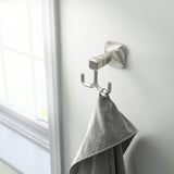 Franklin Brass Napier 2-Hook Polished Chrome Towel Hook - Super Arbor
