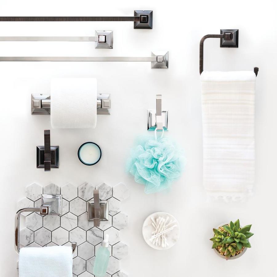 Franklin Brass Lynwood Polished Chrome Wall Mount Spring-Loaded Toilet Paper Holder - Super Arbor