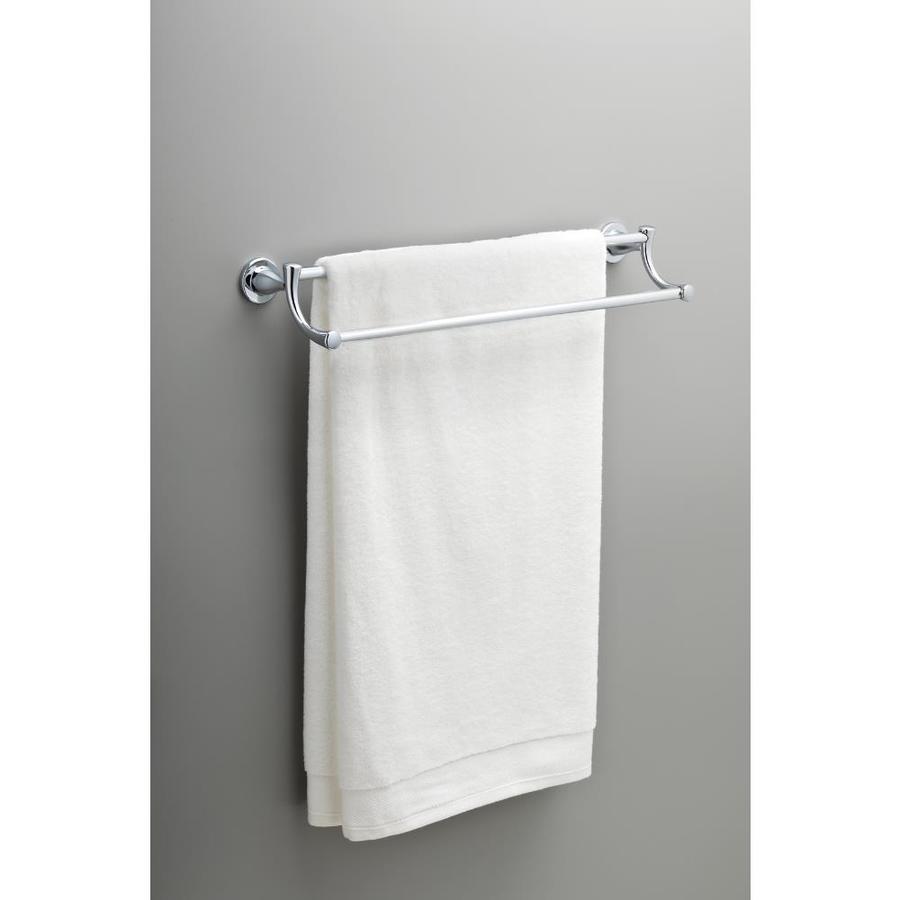 Peerless 24-in Double Satin Nickel Wall Mount Double Towel Bar - Super Arbor