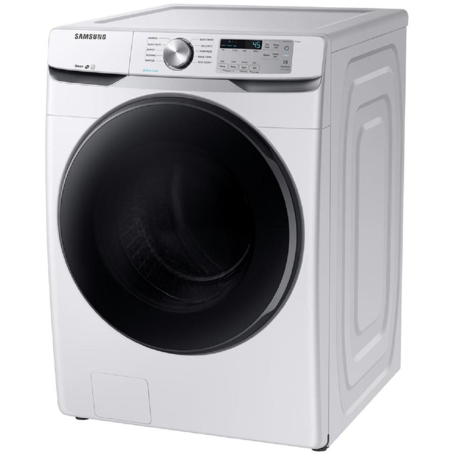Samsung 4.5-cu ft High Efficiency Stackable Steam Cycle Front-Load Washer (Platinum) ENERGY STAR - Super Arbor