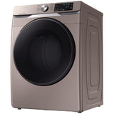 Samsung 7.5-cu ft Reversible Side Swing Door Stackable Steam Cycle Gas Dryer (White) - Super Arbor