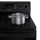 Samsung 30-in Smooth Surface 5 Elements 5.9-cu ft Self-Cleaning Convection Freestanding Electric Range (Stainless Steel) - Super Arbor