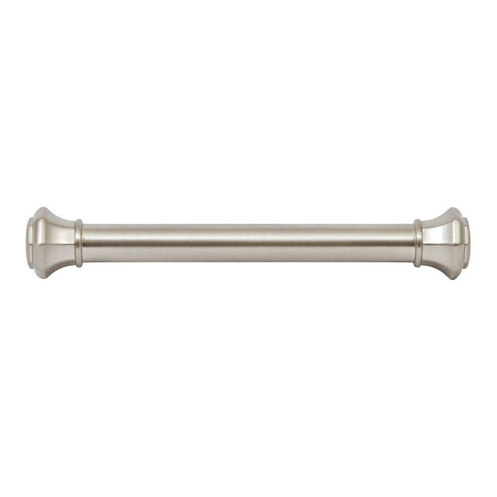 Symm Etry 3-1/2 in. Center-to-Center Octagon Satin Nickel Pull - Super Arbor