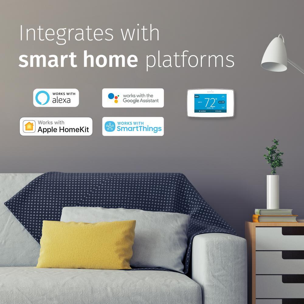 Emerson Sensi Touch Wi-Fi Smart Thermostat with Touchscreen Color Display, C-Wire Required - Super Arbor
