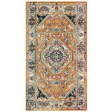 Safavieh Savannah 3 x 5 Orange/Orange Indoor Floral/Botanical Oriental Throw Rug