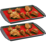 Healthy Homewares Red Silicone Baking Sheet (2-Pack)