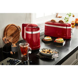 2-Slice Empire Red Long Slot Toaster with High-Lift Lever