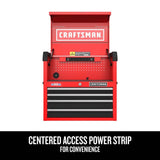 CRAFTSMAN 2000 Series 26-in W x 24.7-in H 4-Drawer Steel Tool Chest (Red)