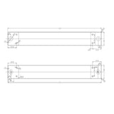 28 in. (710 mm) Stainless Steel Adjustable Legs for Structural Table  (2-Pack) - Super Arbor