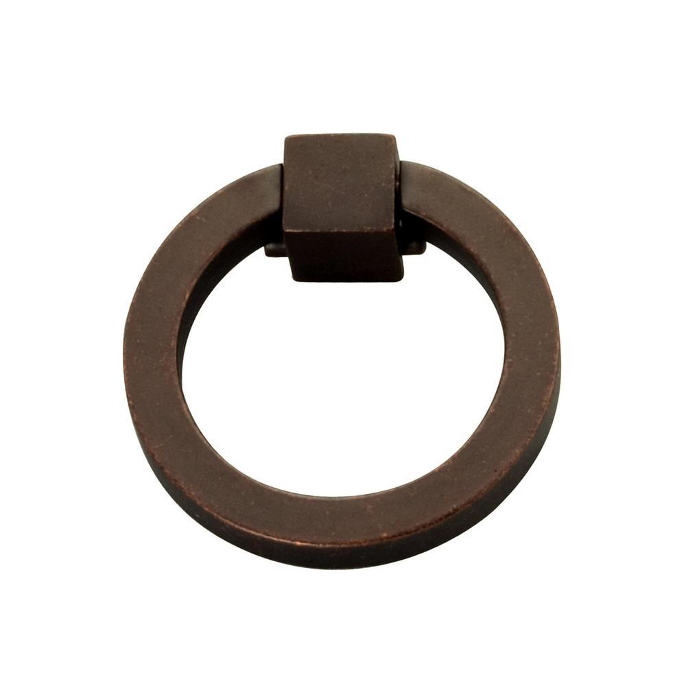 Camarilla 2-1/16 in. Satin-Nickel Furniture Ring Pull - Super Arbor