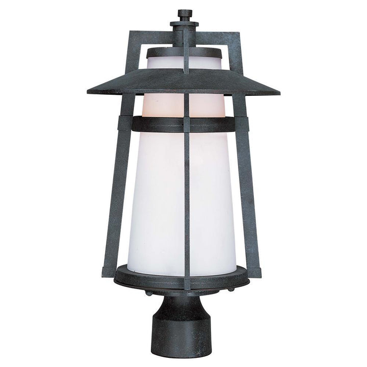 Calistoga 10.25 in. Wide 1-Light Outdoor Adobe Post Light - Super Arbor