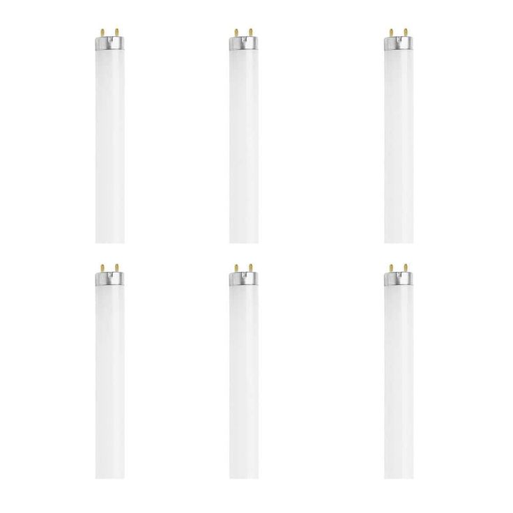 Feit Electric 15-Watt 1.5 ft. T8 G13 Linear Fluorescent Tube Light Bulb Cool White (6-Pack) (4100K)