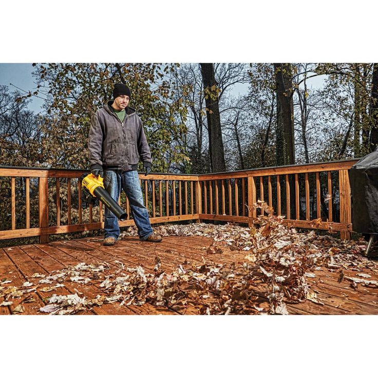 DEWALT 90 MPH 400 CFM 20V MAX Lithium Ion Cordless Handheld Leaf Blower with (2) 5.0Ah Battery and Charger Included