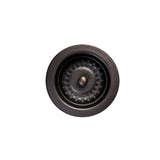 All-in-One Dual Mount Copper 16 in. Barrel Strap Bar/Prep Sink with Faucet and Strainer Drain in ORB