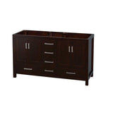 Sheffield 59 in. Double Vanity Cabinet Only in White - Super Arbor