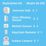 Wireless Alarm, Camera Deluxe Security System - Echo Alexa and IFTTT compatible - Super Arbor