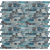 MSI Night Sky Interlocking 11.81 in. x 11.81 in. x 8mm Glass Mesh-Mounted Mosaic Tile (9.7 sq. ft. / case)