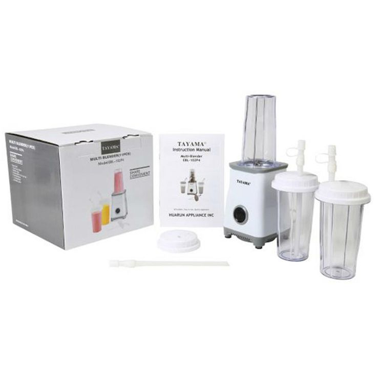 Three 350 ml Multi-Blender 15-Piece Set in White