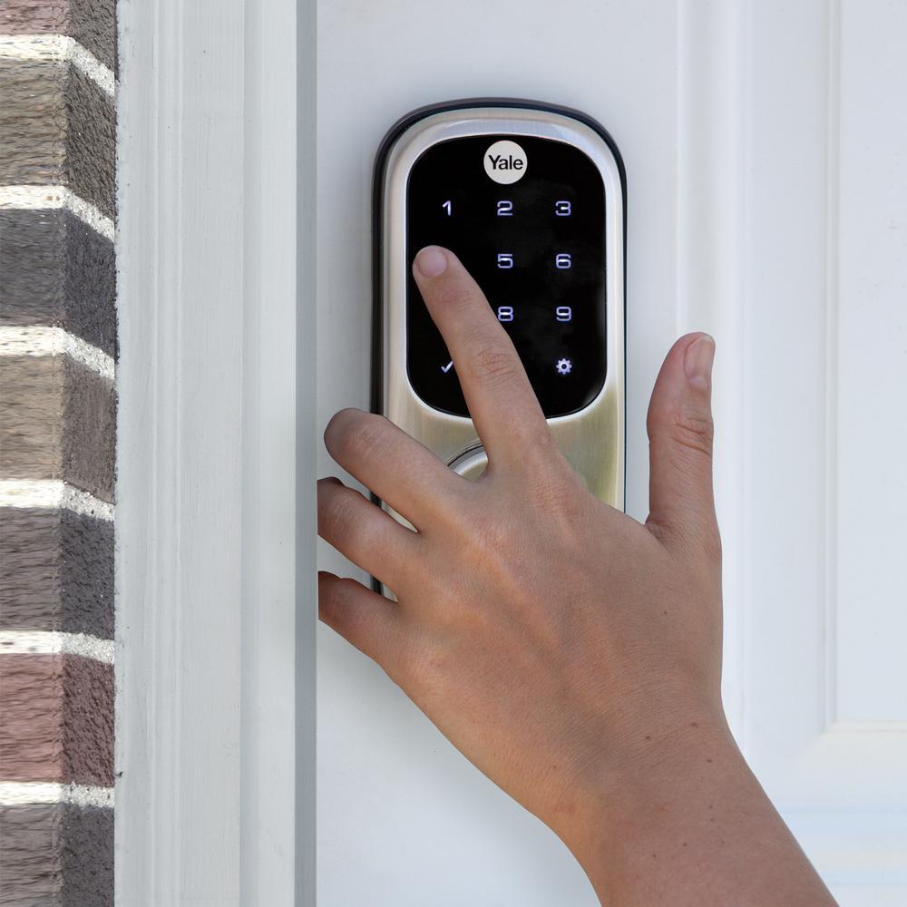 Assure Lock - Touchscreen Keypad Deadbolt in Satin Nickel - Super Arbor