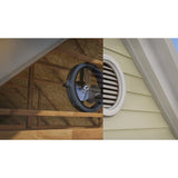 1820 CFM Black Solar Powered Gable Mount Solar Attic Fan