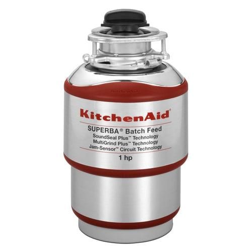 KitchenAid 1-HP Batch Feed Noise Insulation Garbage Disposal
