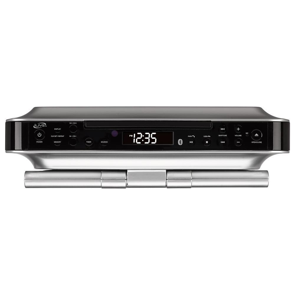 10 in. LCD Bluetooth Under Cabinet System with TV, DVD and CD - Super Arbor