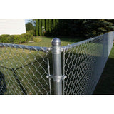 Everbilt 1-7/8 in. Aluminum Chain Link Fence Plain Dome Post Cap